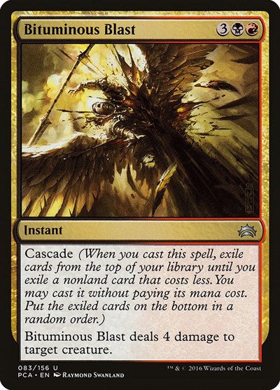 Bituminous Blast (Planechase Anthology) Light Play