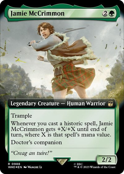 Jamie McCrimmon (Extended Art) (Surge Foil) (Universes Beyond: Doctor Who) Light Play Foil