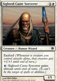 Sighted-Caste Sorcerer (Shards of Alara) Light Play Foil