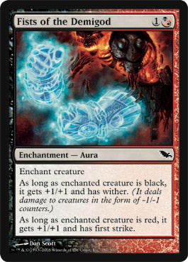 Fists of the Demigod (Shadowmoor) Light Play Foil