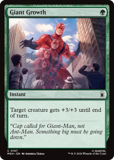 Giant Growth (Marvel Super Heroes) Near Mint Foil