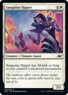 Sanguine Sipper (Unfinity) Light Play Foil