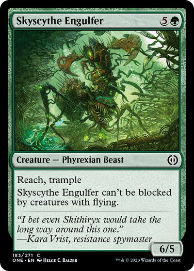 Skyscythe Engulfer (Phyrexia: All Will Be One) Near Mint Foil