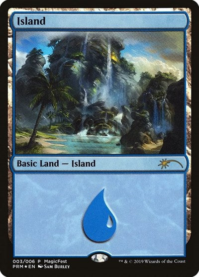 Island (2019) (Promos: Magicfest Cards) Near Mint Foil