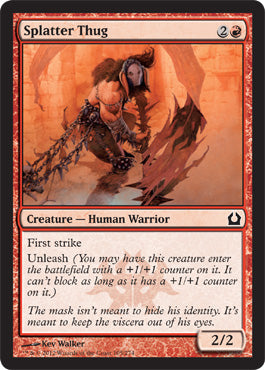 Splatter Thug (Return to Ravnica) Light Play