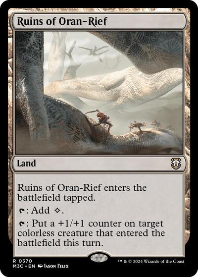 Ruins of Oran-Rief (Commander: Modern Horizons 3) Heavy Play