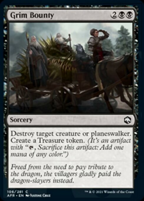Grim Bounty (Adventures in the Forgotten Realms) Light Play Foil