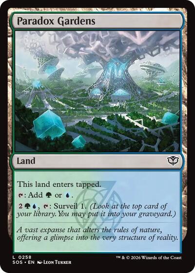 Paradox Gardens (Secrets of Strixhaven) Light Play Foil