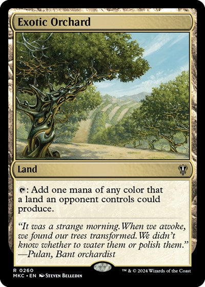 Exotic Orchard (Commander: Murders at Karlov Manor) Near Mint