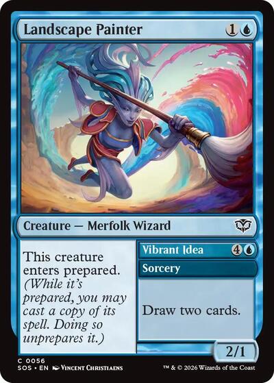 Landscape Painter (Secrets of Strixhaven) Light Play Foil