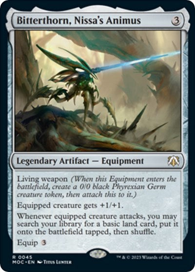 Bitterthorn, Nissa's Animus (Commander: March of the Machine) Light Play