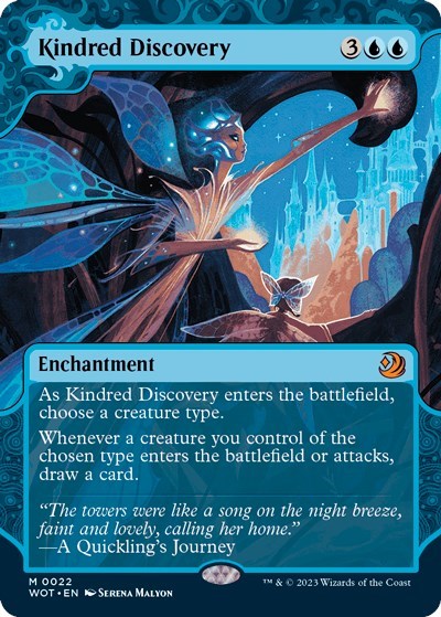 Kindred Discovery (Wilds of Eldraine: Enchanting Tales) Light Play
