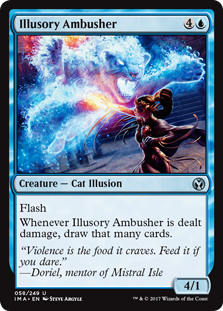 Illusory Ambusher (Iconic Masters) Light Play Foil