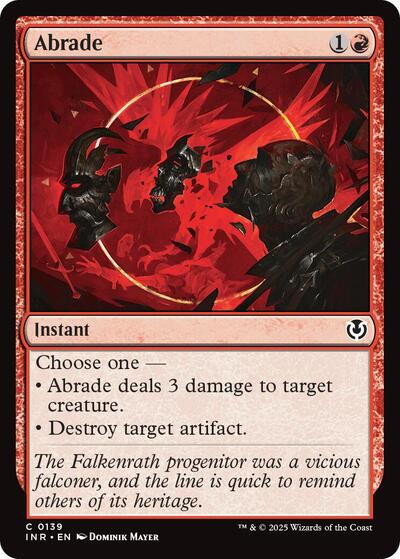 Abrade (Innistrad Remastered) Light Play