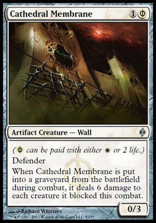 Cathedral Membrane (New Phyrexia) Near Mint Foil