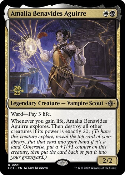 Amalia Benavides Aguirre (Promos: Prerelease Cards) Light Play Foil