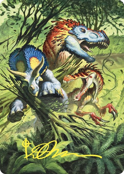 Finale of Devastation Art Card (Gold-Stamped Signature) (Art Series: Commander Masters) Near Mint