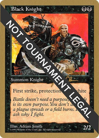 Black Knight - 1997 Jakub Slemr (5ED) (World Championship Decks) Light Play