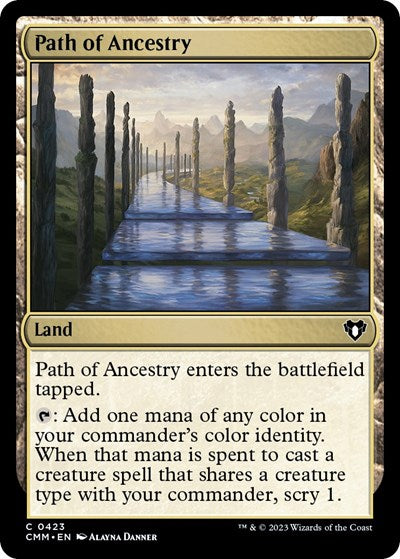 Path of Ancestry (Commander Masters) Near Mint Foil