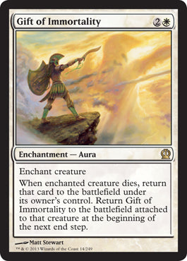 Gift of Immortality (Theros) Heavy Play Foil
