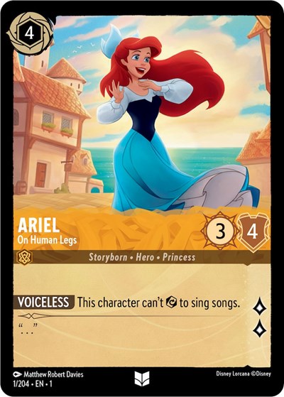 Ariel - On Human Legs (The First Chapter) Near Mint Cold Foil