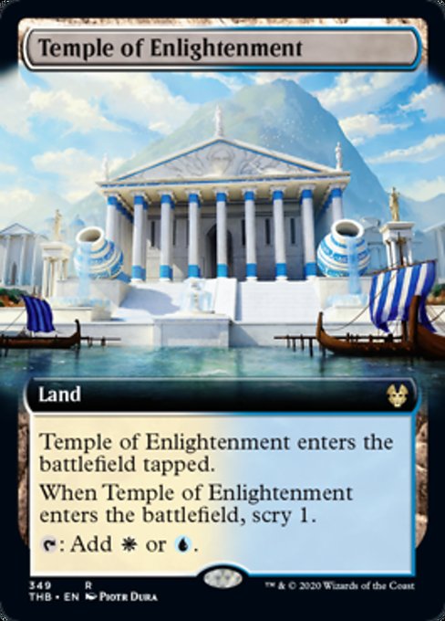 Temple of Enlightenment (Extended Art) (Theros Beyond Death) Near Mint