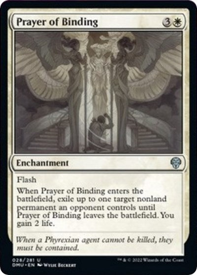 Prayer of Binding (Dominaria United) Medium Play Foil