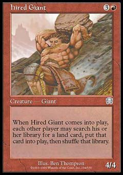 Hired Giant (Mercadian Masques) Near Mint Foil