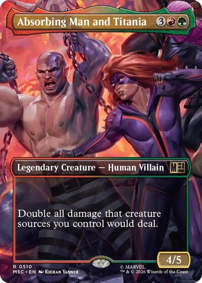 Absorbing Man and Titania  Borderless|1|0|0.00