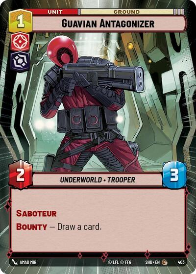 Guavian Antagonizer (Hyperspace) (Shadows of the Galaxy) Near Mint Foil