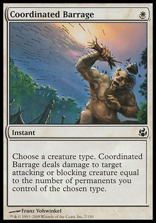 Coordinated Barrage (Morningtide) Light Play Foil