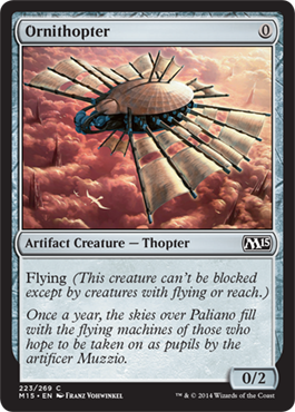 Ornithopter (Magic 2015 Core Set) Medium Play Foil
