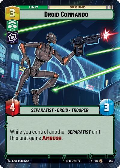 Droid Commando (Hyperspace) (Twilight of the Republic) Near Mint Foil