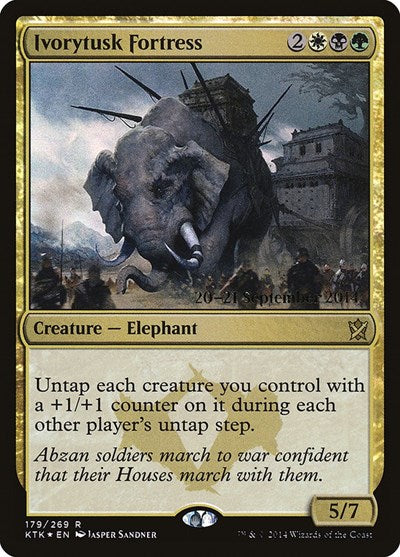 Ivorytusk Fortress (Promos: Prerelease Cards) Light Play Foil