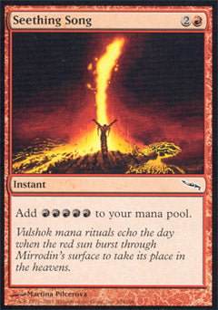 Seething Song (Mirrodin) Damaged / Poor Foil