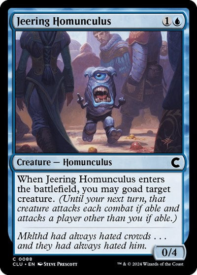 Jeering Homunculus (Ravnica: Clue Edition) Light Play