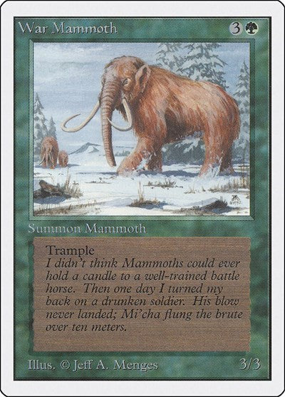 War Mammoth (Unlimited) Near Mint