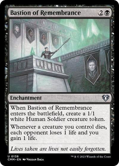 Bastion of Remembrance (Commander Masters) Light Play Foil