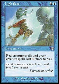 High Seas (Mercadian Masques) Light Play Foil