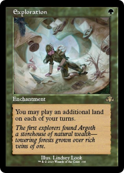 Exploration (Retro Frame) (Dominaria Remastered) Near Mint Foil