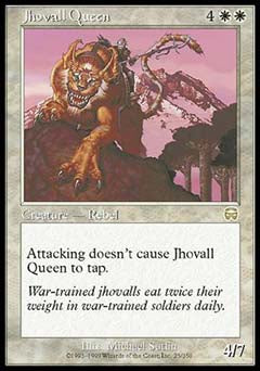 Jhovall Queen (Mercadian Masques) Medium Play Foil