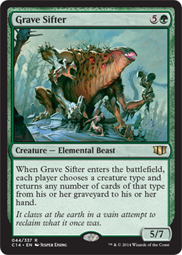 Grave Sifter (Commander 2014 Edition) Heavy Play