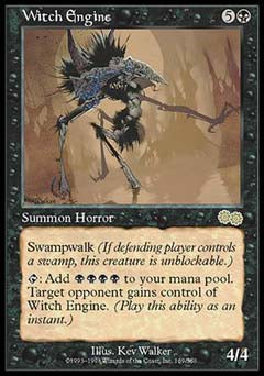 Witch Engine (Urza's Saga) Light Play