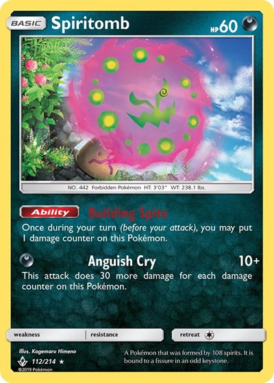 Spiritomb (SM - Unbroken Bonds) Light Play Holofoil