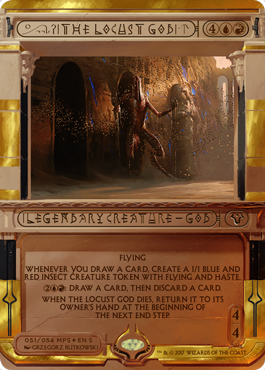 The Locust God (Amonkhet Invocations) Light Play Foil