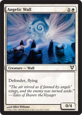 Angelic Wall (Avacyn Restored) Medium Play Foil