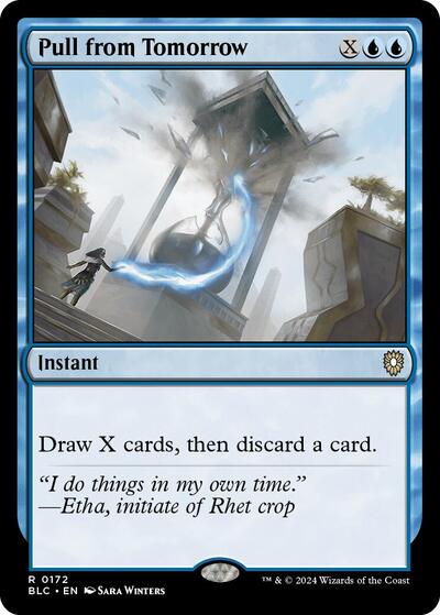 Pull from Tomorrow (Commander: Bloomburrow) Light Play