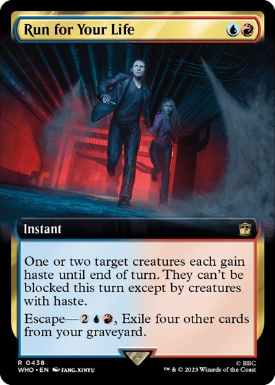 Run for Your Life (Extended Art) (Universes Beyond: Doctor Who) Near Mint