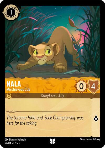 Nala - Mischievous Cub (Shimmering Skies) Near Mint