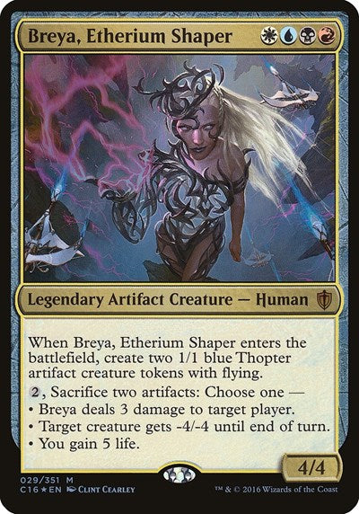 Breya, Etherium Shaper (Commander 2016) (Oversize Cards) Near Mint Foil
